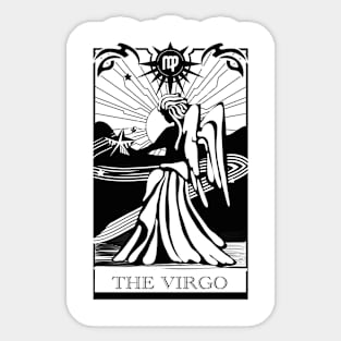 Virgo Zodiac Sign Illustration Sticker